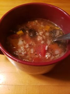 slow cooker stuffed pepper soup